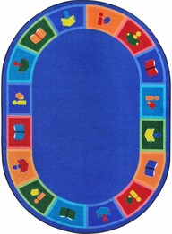 Joy Carpets Kid Essentials Library Blocks Multi